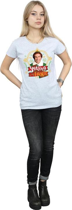 Actual product image Elf Womens/Ladies Buddy Smiling Cotton T-Shirt (S)