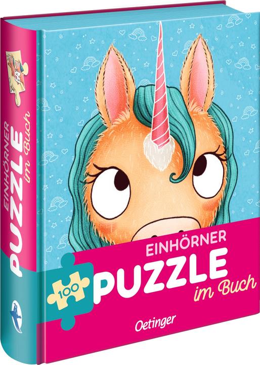 Image du produit Puzzle licorne dans le livre (100 pièces)