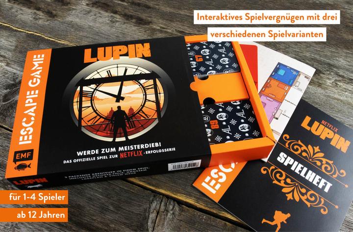 Actual product image Lupin: Escape Game - The official game of the Netflix hit series! Become the master di (German)