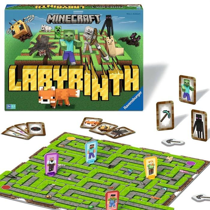 Image du produit Ravensburger 24684 - Minecraft Labyrinth - Le jeu classique pour 2-4 joueurs à partir de 7 ans avec (Multilingue)