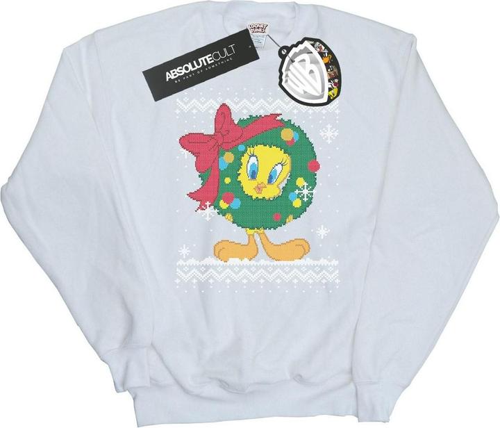 Immagine prodotto Looney Tunes Tweety Pie Christmas Fair Isle Felpa Donna (S)