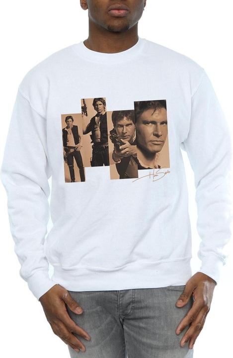 Actual product image Star Wars Mens Han Solo Photoshoot Sweatshirt (XXL)