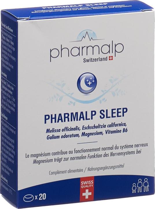 Immagine prodotto Pharmalp Compressa SLEEP (20 Pezzo/i, Pillole, 35 g)