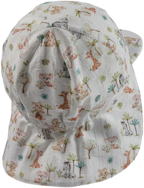 Actual product image Sterntaler Summer hat with neck protector Animal Babies Ecru size 47 (47)