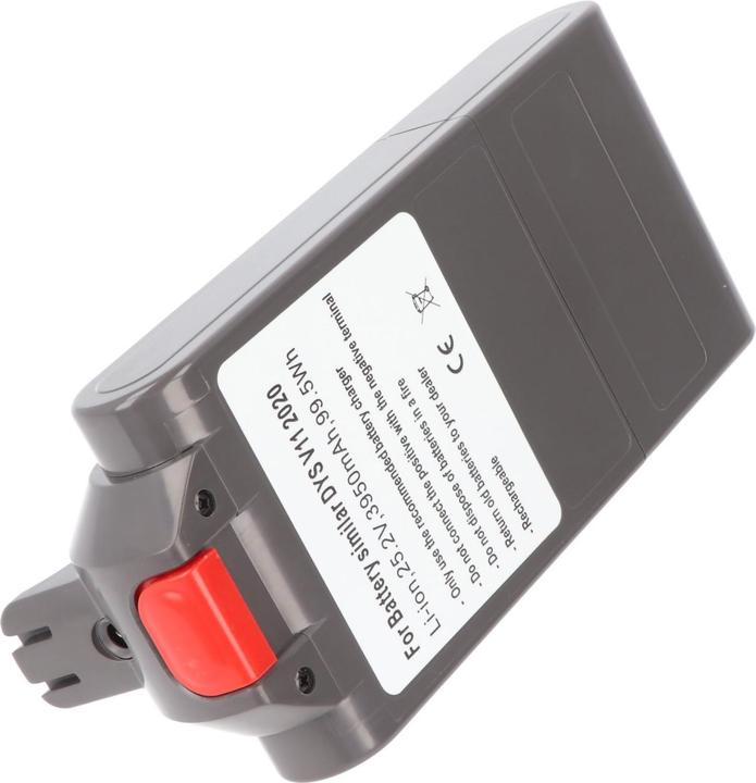 Actual product image AccuCell Battery the Dyson V11 2020 battery type 970938-01, 970425-01, SV15, SV18