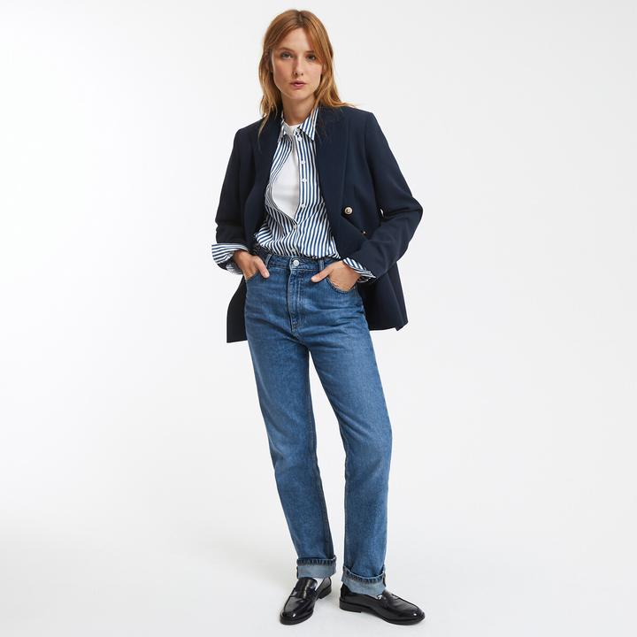 Actual product image La Redoute Collections Straight blazer Signature AURIANE in officer style (38)