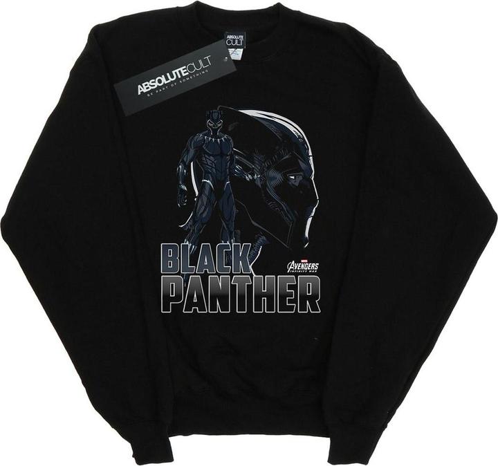 Produktbild Avengers Infinity War Black Panther Character Sweatshirt Jungen (152, 158)