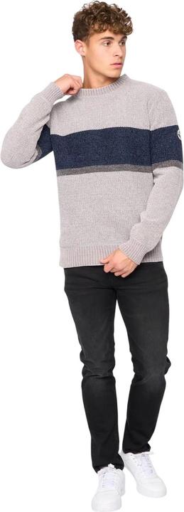 Actual product image Bewley & Ritch Mens Maskell Knitted Crew Neck Sweatshirt (L)