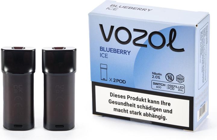 Image du produit Vozol Switch 600 Pod, Blueberry ICE (Myrtille)
