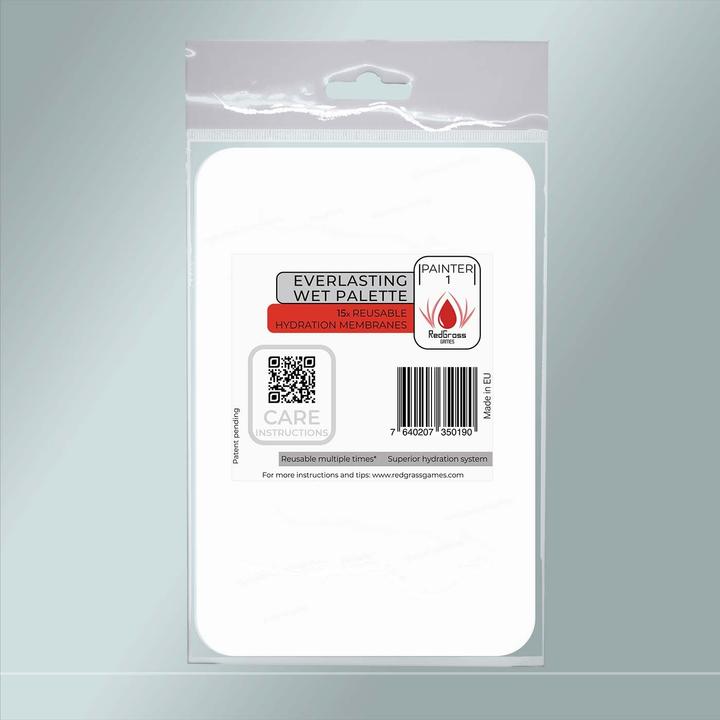 Immagine prodotto Redgrass 15x Membrane riutilizzabili Painter v1 & Lite per la tavolozza bagnata Everlasting -