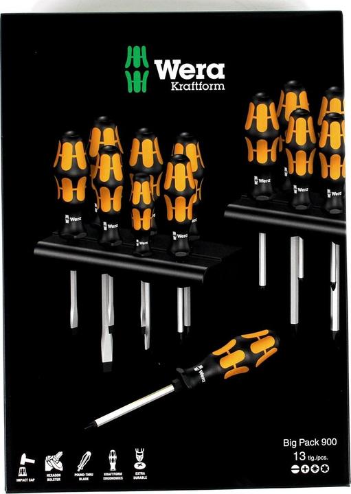 Image du produit Wera Kraftform Big Pack 900 (Torx (TX))