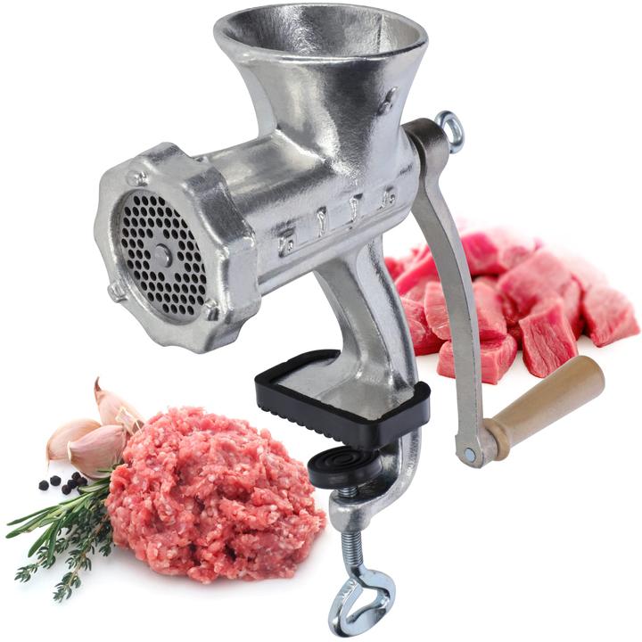Actual product image Kadax Cast iron meat grinder, size 8