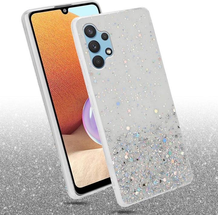Immagine prodotto Cadorabo Cover in TPU con brillantini per Samsung Galaxy A32 4G (Samsung Galaxy A32)