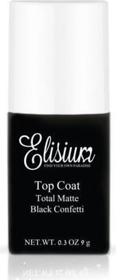 Elisium Top Coat Total Matte Matt Top For Hybrid Varnishesack Confetti 9G (Top Coat)