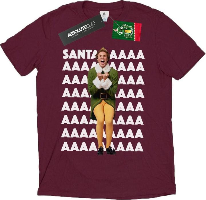 Produktbild Elf Buddy Santa Scream TShirt (L)