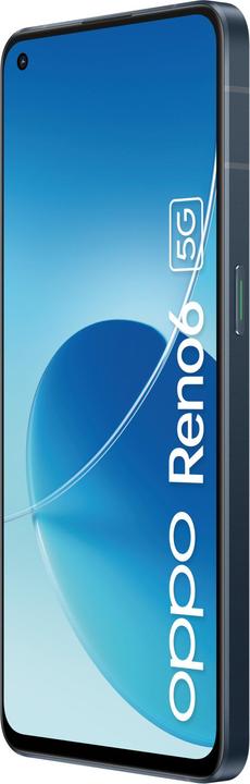 Actual product image OPPO Reno6 (128 GB, Stellar Black, 6.40", Dual SIM, 64.14 Mpx, 5G)