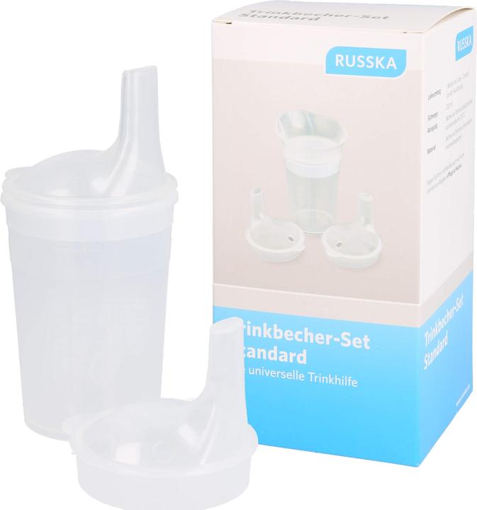 Actual product image Russka Drinking Cup Set Standard 2 Lids (Drinking)