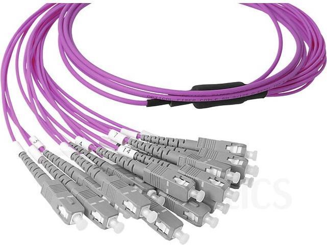 Image du produit BlueOptics Fibre optique MTP/8xSC Duplex Breakout Cable OM4 3 mètres (3 m)