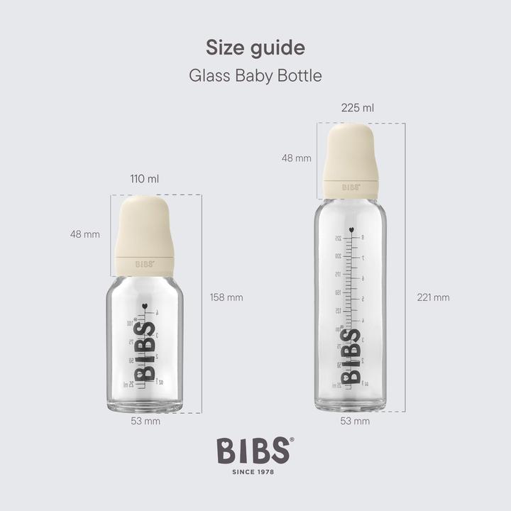 Actual product image Bibs Anti Kolik Flasche Latex 270 ml Medium Flow Sage (270 ml)