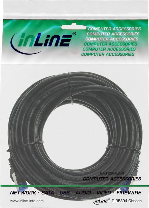 Actual product image InLine Armoured patch cable (U/FTP, CAT6a, 25 m)
