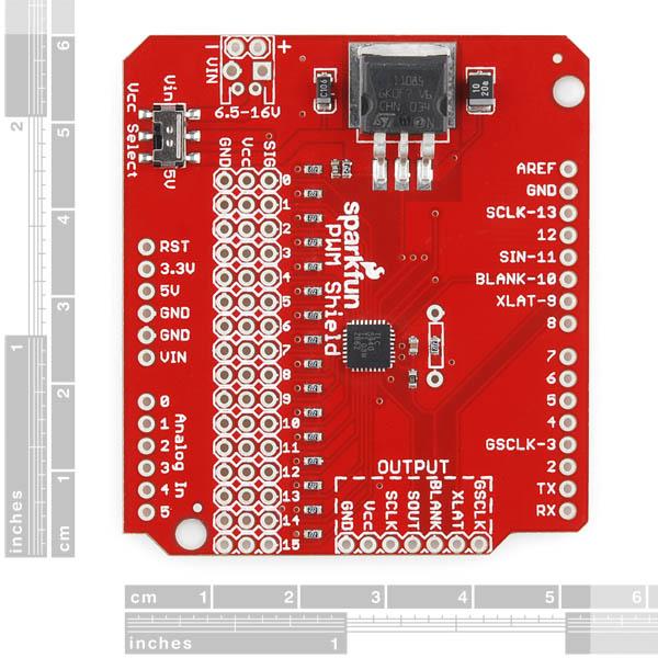 Image du produit SparkFun Bouclier PWM (Bouclier)
