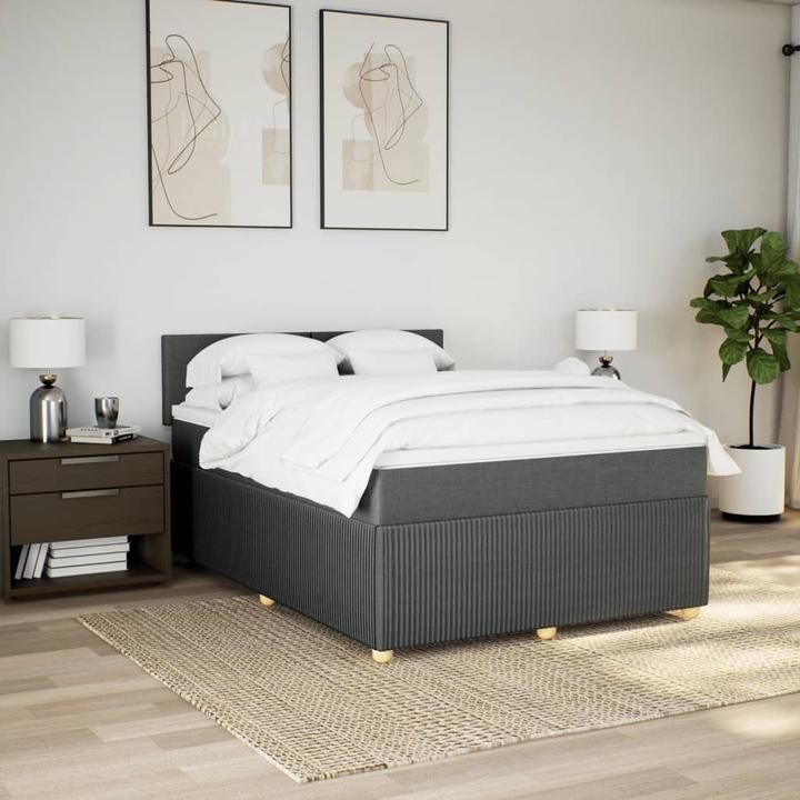 Immagine prodotto VidaXL Bo x letto a molle con materasso 160 x 200 cm in tessuto (160 x 200 cm, 160 x 200 cm)