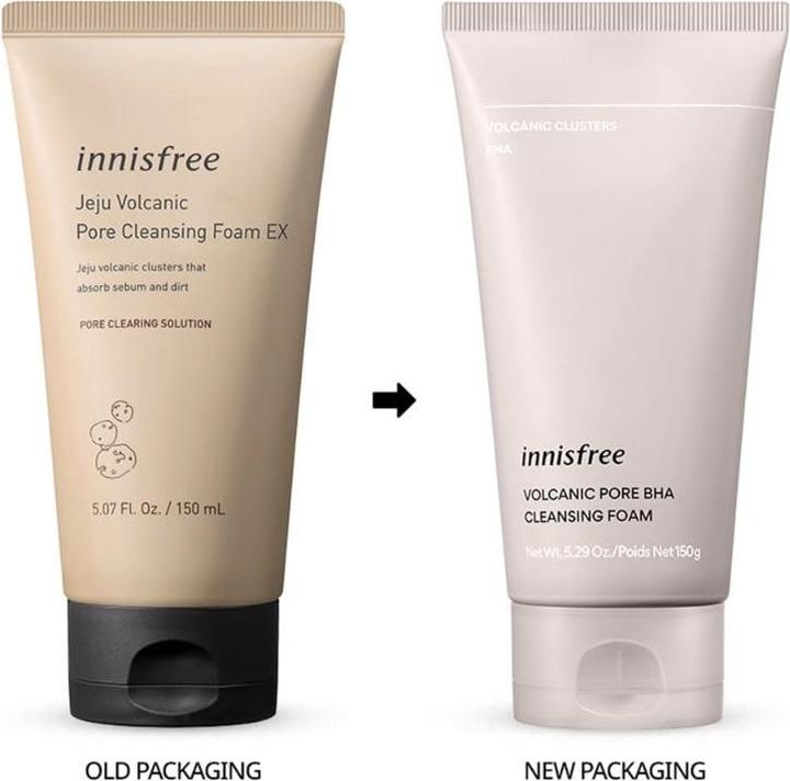 Immagine prodotto Innisfree Schiuma detergente BHA per pori vulcanici (Schiuma, 150 ml)