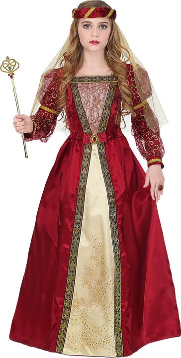 Immagine prodotto Widmann Principessa Medievale (Vestito Con Sottogonna Crinolina, Copricapo Con Velo) (158 Cm / 11-13 Years) (11, 12, 13)