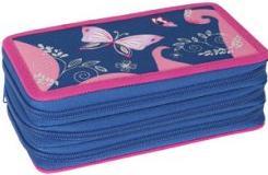 Produktbild EberhardFaber Schüleretui Triple Decker Schmetterling 36tlg, Polyester, 188 x 115 x 71 mm