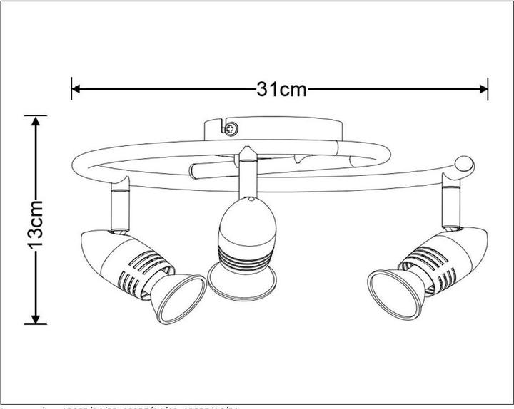 Actual product image Lucide Carpo (350 lm, GU10)
