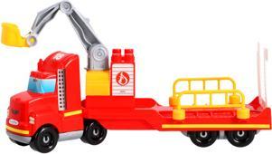 Actual product image Ecoiffier Abrick Fire Department Two Vehicles, Moving Elements 34 Accessories