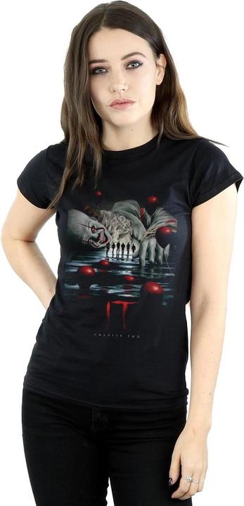 Actual product image Universal Textiles Womens/Ladies Pennywise Balloon Poster Cotton T-Shirt (XL)