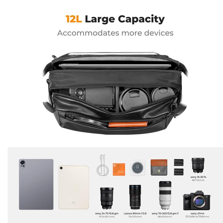 Actual product image K&F Concept Urban Wander 01 (Camera shoulder bag, 12 l)