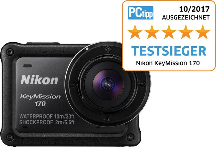 Nikon KeyMission 170 (30p, Bluetooth, WLAN)