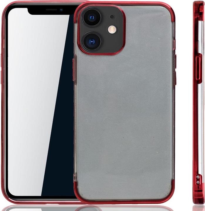 Actual product image König Design Apple iPhone 12 mini Case Mobile Cover Protective Case Cover Red (Apple iPhone 12 mini)