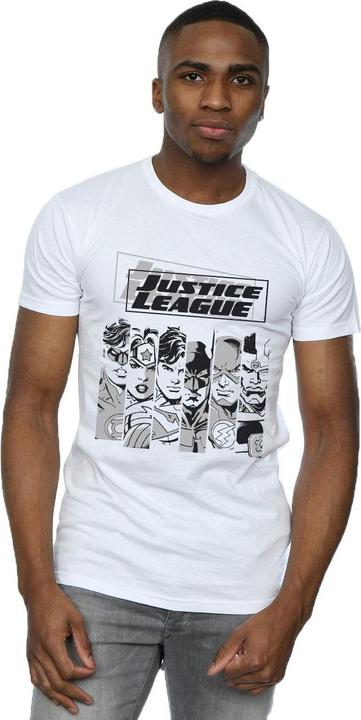 Image du produit - T-shirt JUSTICE LEAGUE STRIPES - Homme (M)