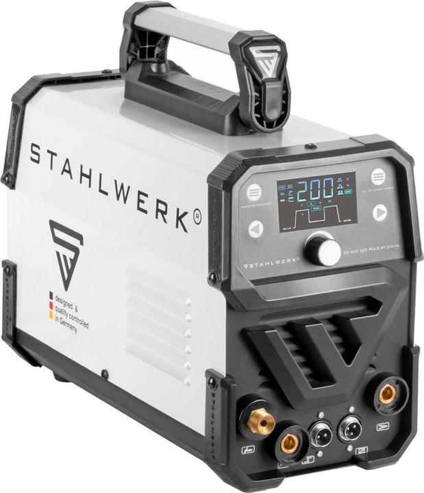 Actual product image Stahlwerk Welding machine DC TIG 200 Pulse ST Digital MMA Spot and pulse function