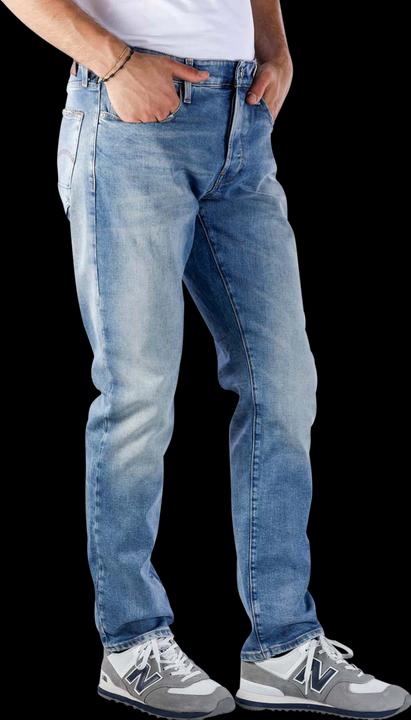 Immagine prodotto G-Star 3301 Straight Tapered Jeans Elto Stretch indigo invecchiato (W29/L32)