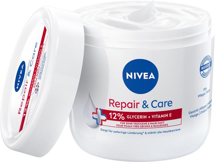 Image du produit NIVEA Crème réparatrice intensive Repair & Care (Lait pour le corps, Crème pour le corps, 400 ml)