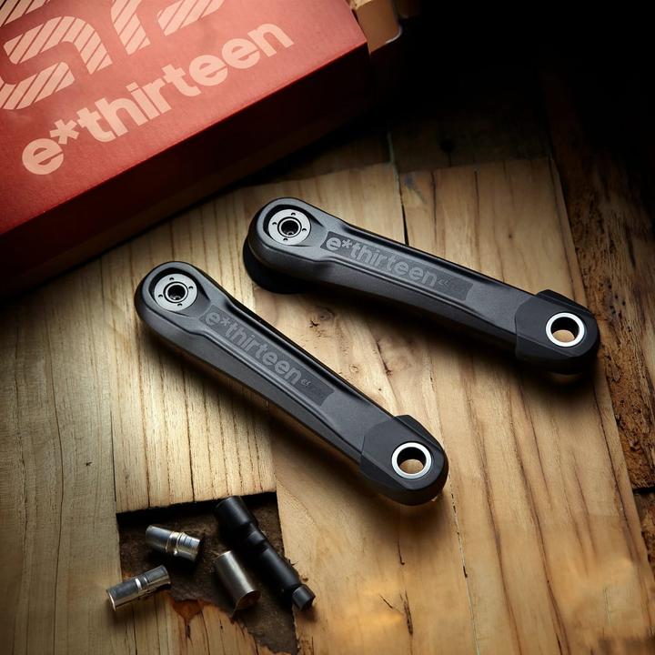 Actual product image e*13 Helix e*spec crank, 155mm, Bosch Gen4-Brose S Mag-TQ HPR50, Self Extractor, black (155 mm)