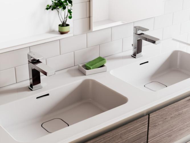 Immagine prodotto Ideal Standard IDS mobili lavabo doppio STRADA II 1240x460x180mm bianco I+ (460 mm, 1240 mm)