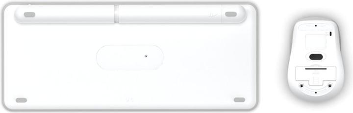Actual product image Hama Multi-device keyboard and mouse set WKM-500 wireless small white QWERTZ (DE, Wireless)