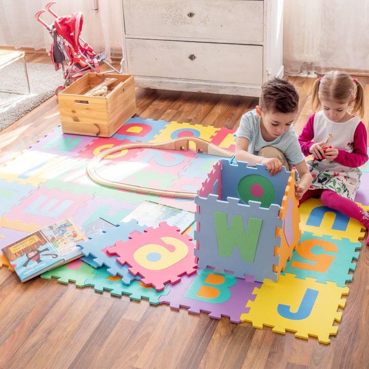 Produktbild tectake Puzzlematte (31.5 x 31.5 x 1 cm)