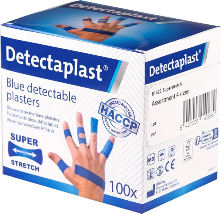 Produktbild Detectaplast dektierbares Pflaster elastisch Mix 5 40Stk, blau (40 x)