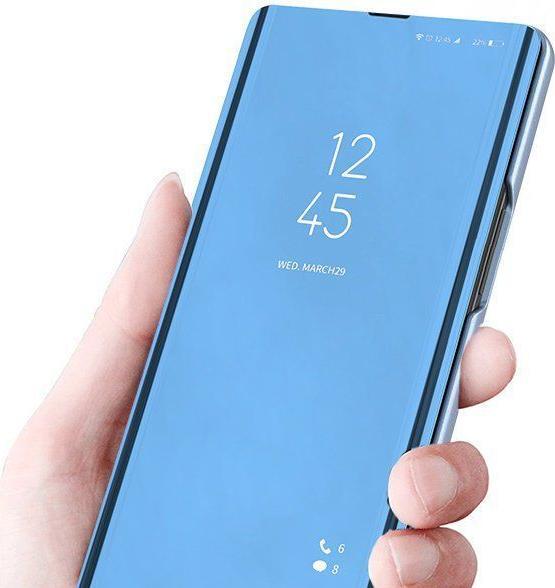 Productafbeelding Hurtel Clear View Case flip cover voor Samsung Galaxy A03s (166.5) zwart (Samsung Galaxy A03s)