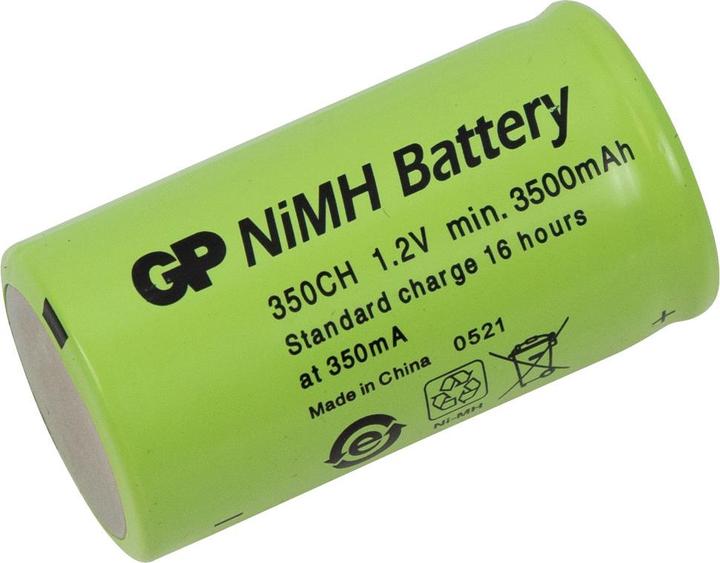 Actual product image GP Batteries NiMH battery, gas-tight, Baby, NBB416, 3500 mAh, 3.5 Ah, C-Baby (1 pcs., 3500 mAh)