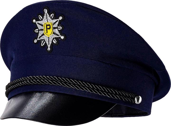Produktbild Widmann Polizei Mütze blau mit Schwarzem Schirm für Kinder