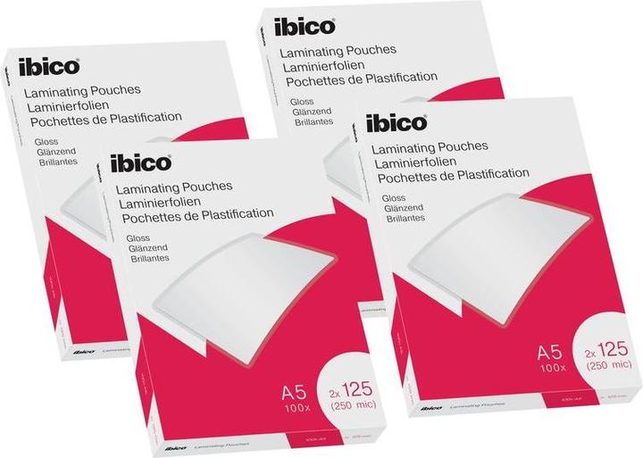Image du produit Ibico Feuille de plastification A5, 125 µm 100 pièces (A5, 100 pièce(s), 125 µm)