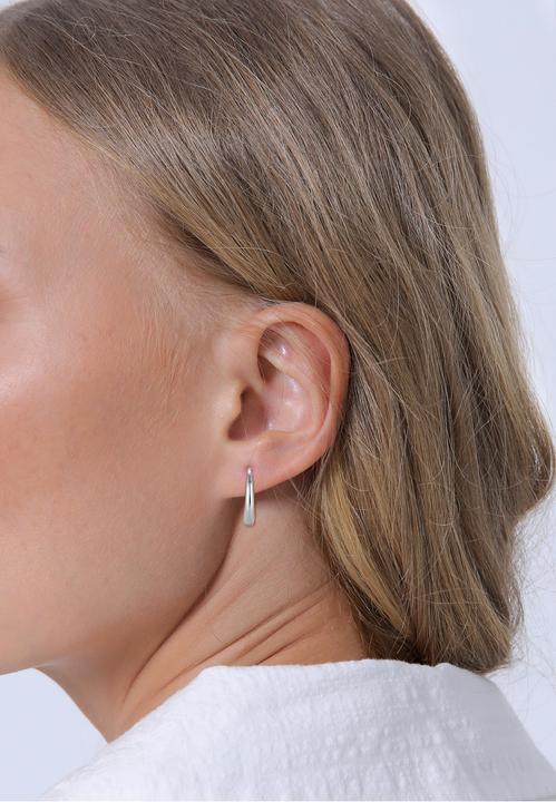 Actual product image Elli Creolen Geo Basic Offen (925 Silver)