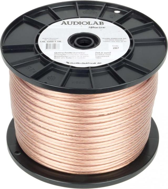 Immagine prodotto Audiolab Cavo Hiflex LS, 2x6mm², transp. (100 m, 6 mm².)